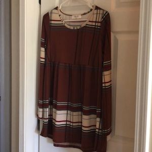 Long sleeve tunic shirt